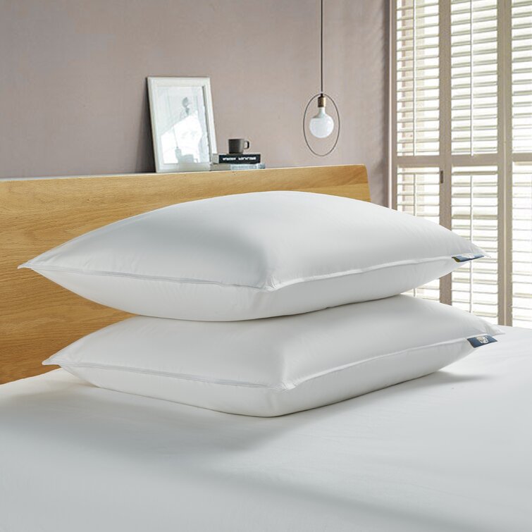 Serta 233 Thread Medium Down Blend Bed Pillow