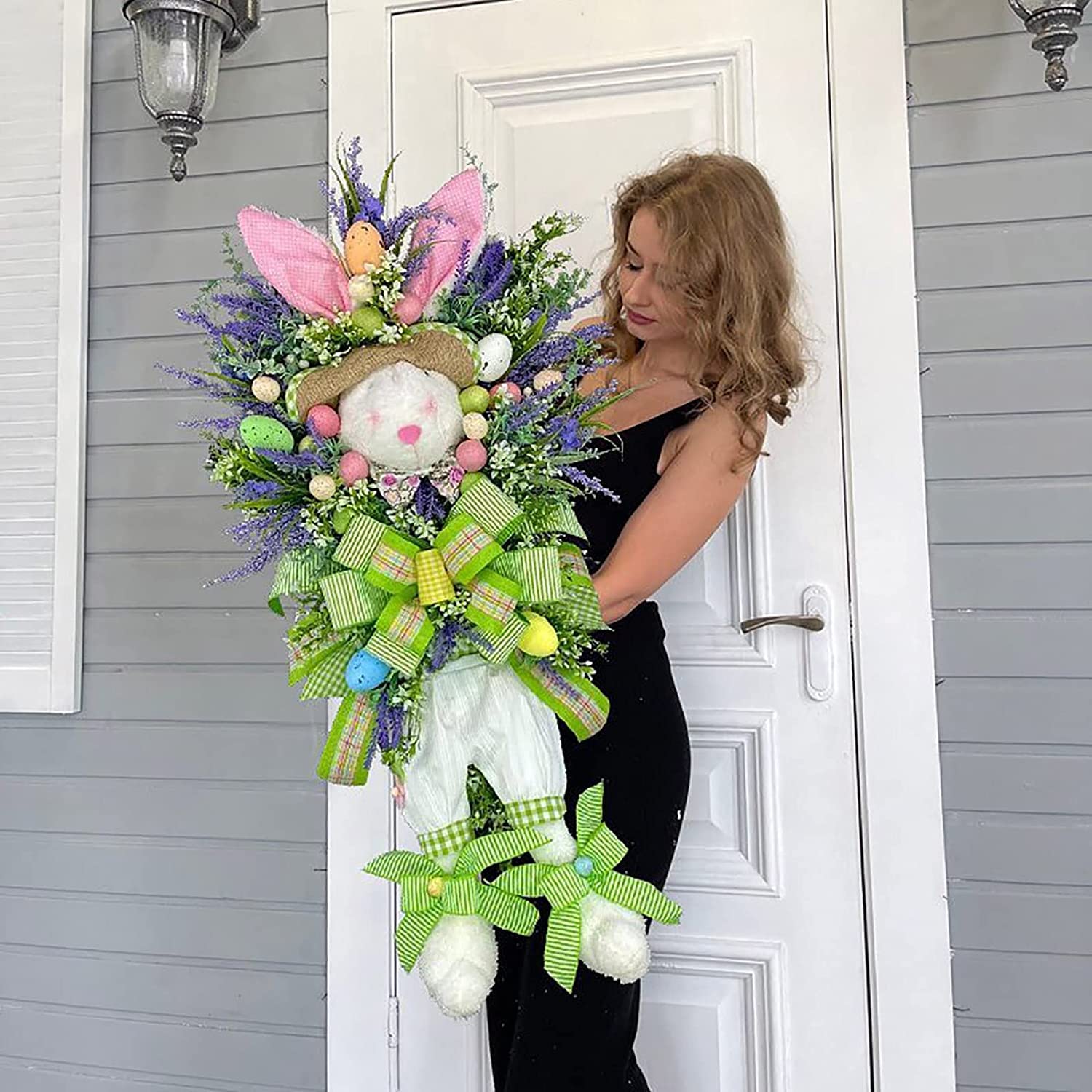 🐰💐2023 New Easter Bunny Colorful Wreath🐰💐——🔥Limited Discount🔥