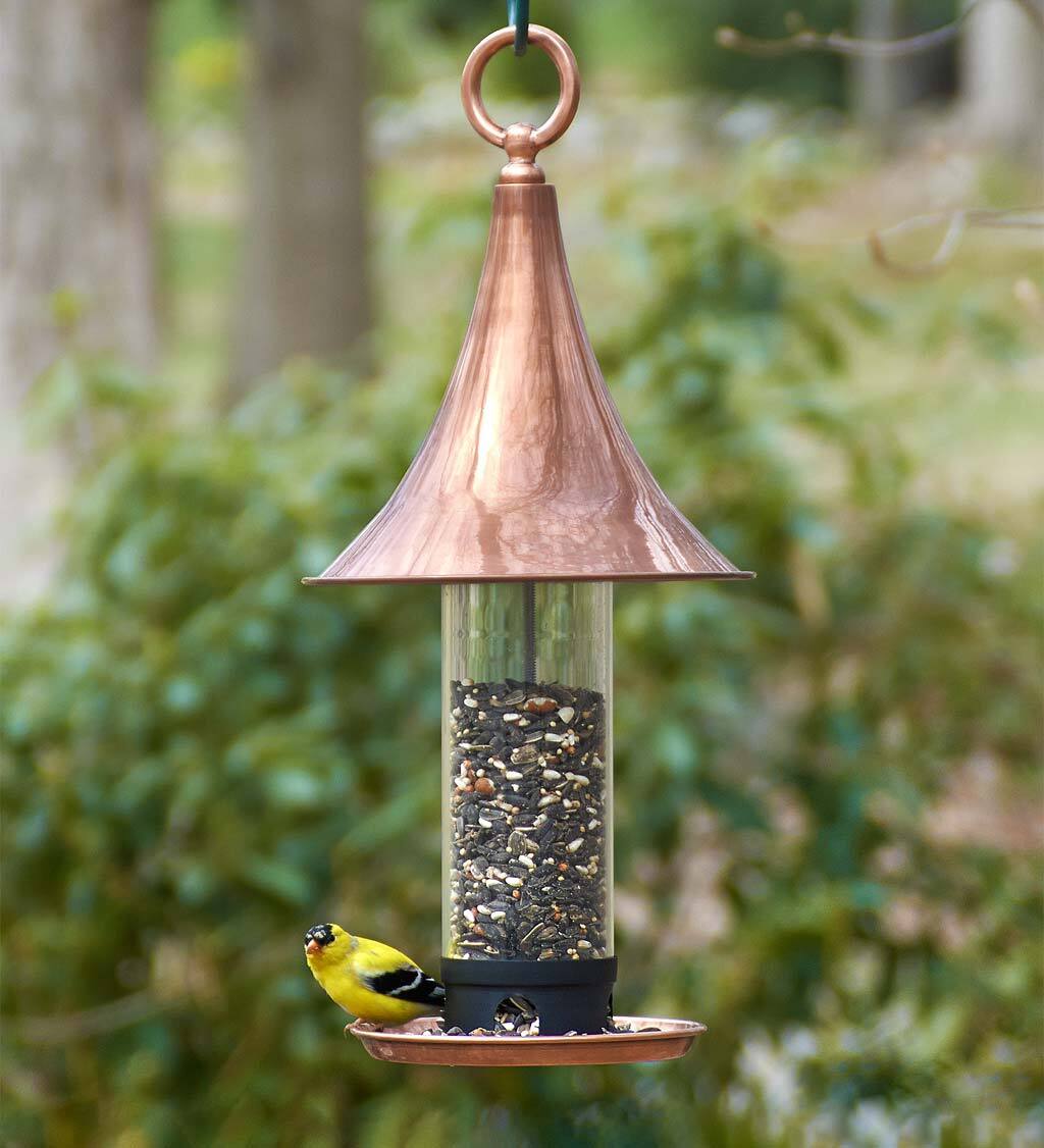 Copper Bird Feeder