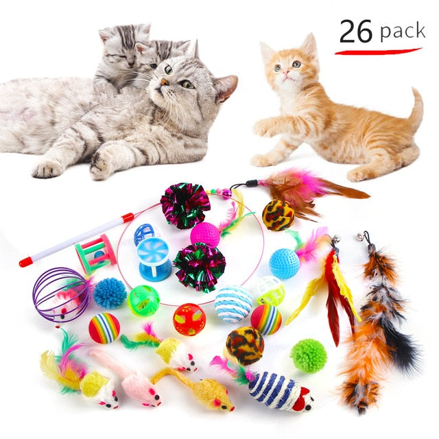 18 Pcs Cat Toys