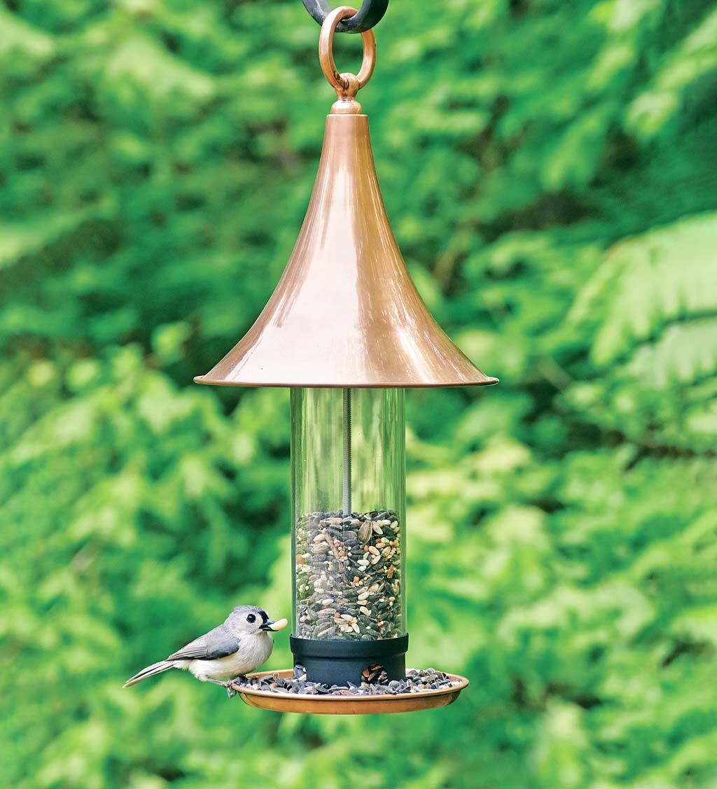 Copper Bird Feeder