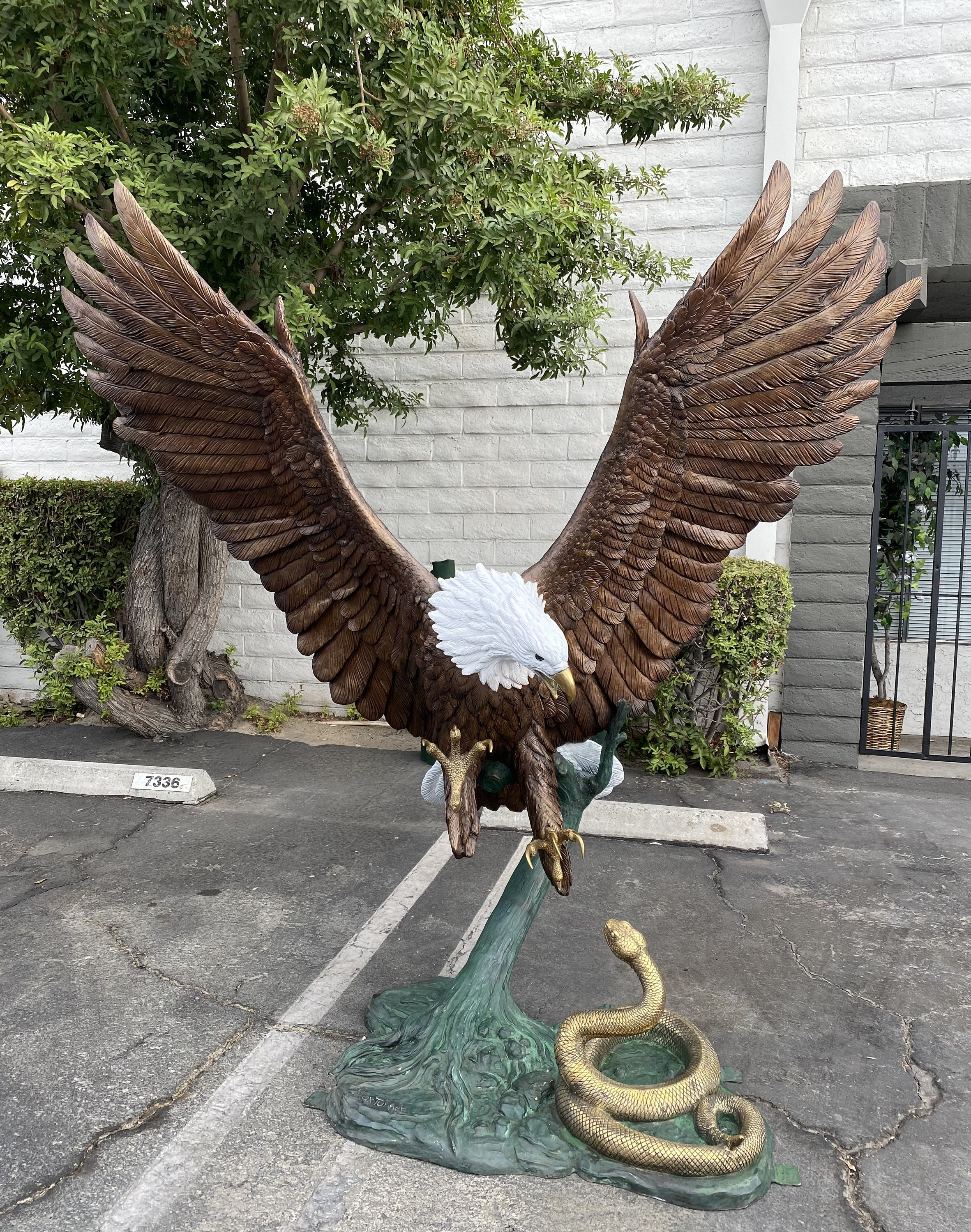 Heroic Eagle with Snake