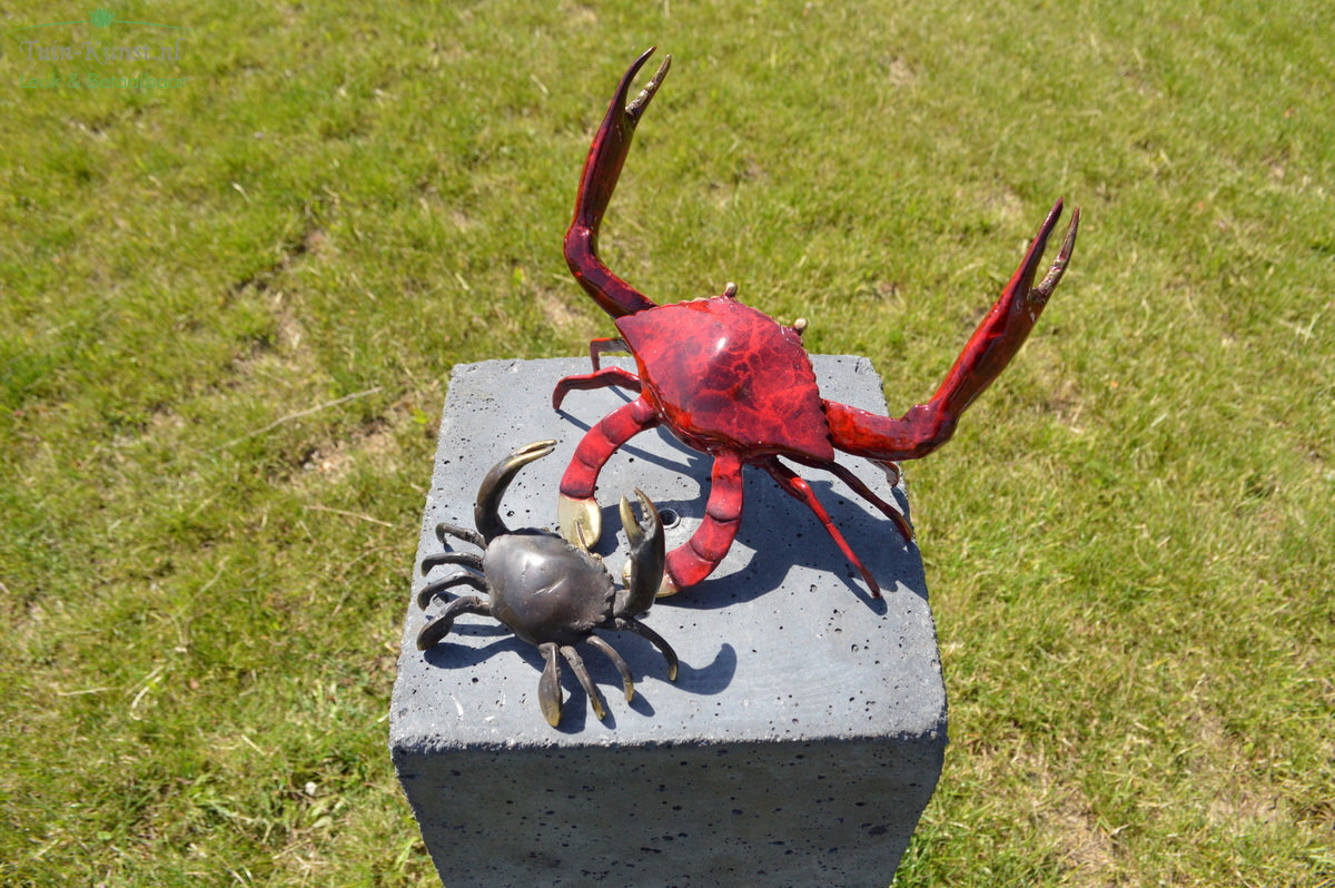 Parent crab with child crab