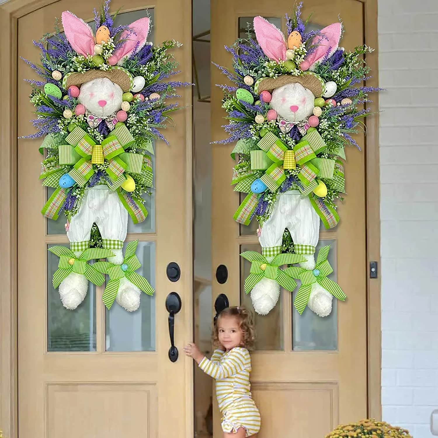 🐰💐2023 New Easter Bunny Colorful Wreath🐰💐——🔥Limited Discount🔥