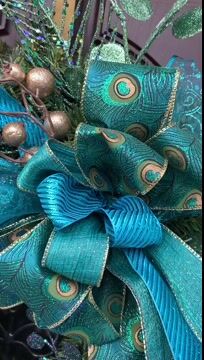 🦚Summer Peacock Modern Elegant Wreath💝