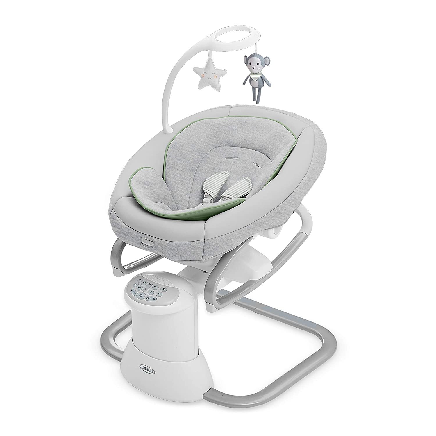 Baby swing with detachable rocker&stroller