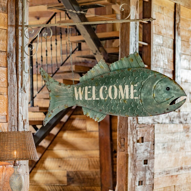 LARGE HANGING FISH