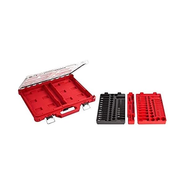 48-22-9486 1/4-3/8 Ratchet Socket Set w/PACKOUT Case - 106pc