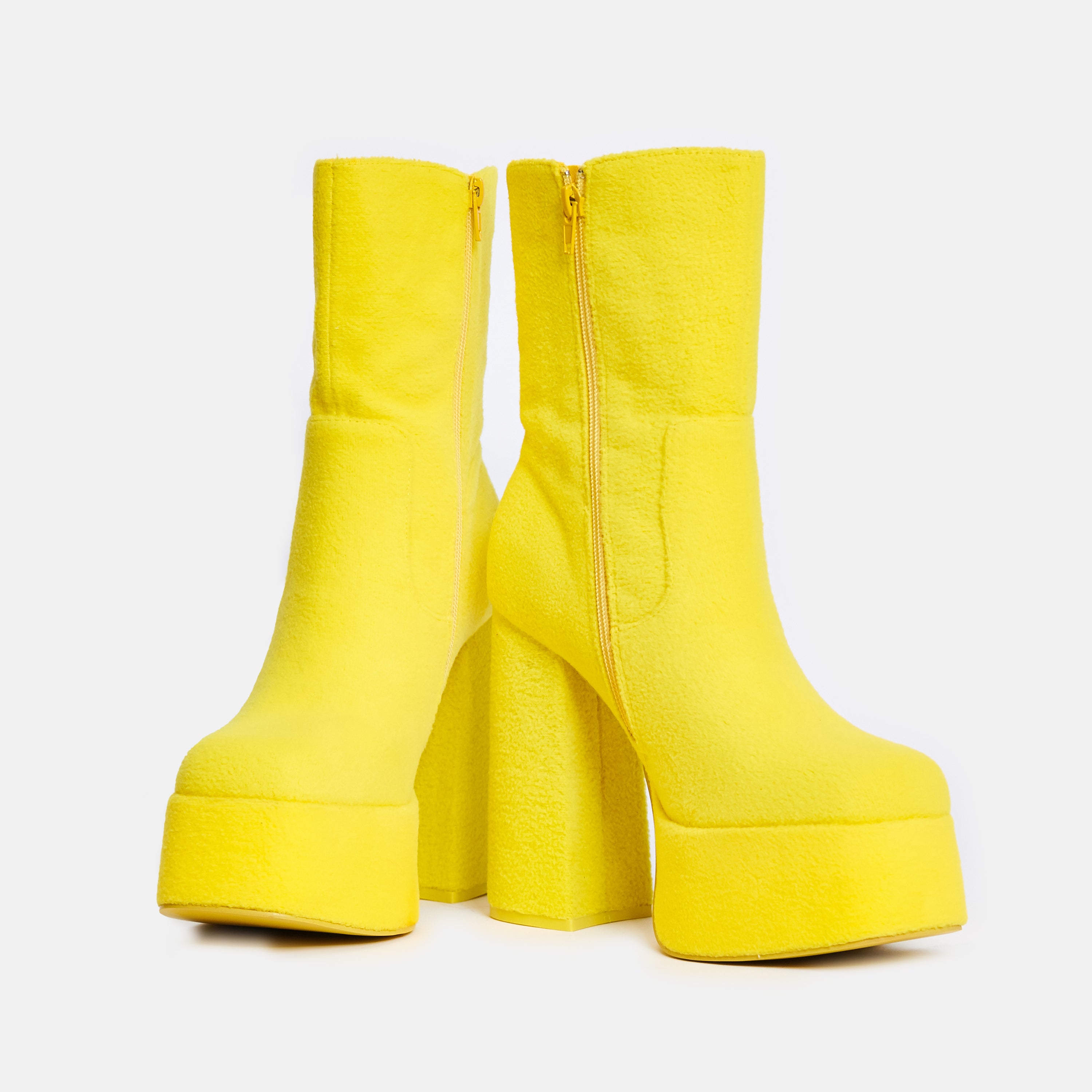 Laa Laa Fluffy Platform Boots