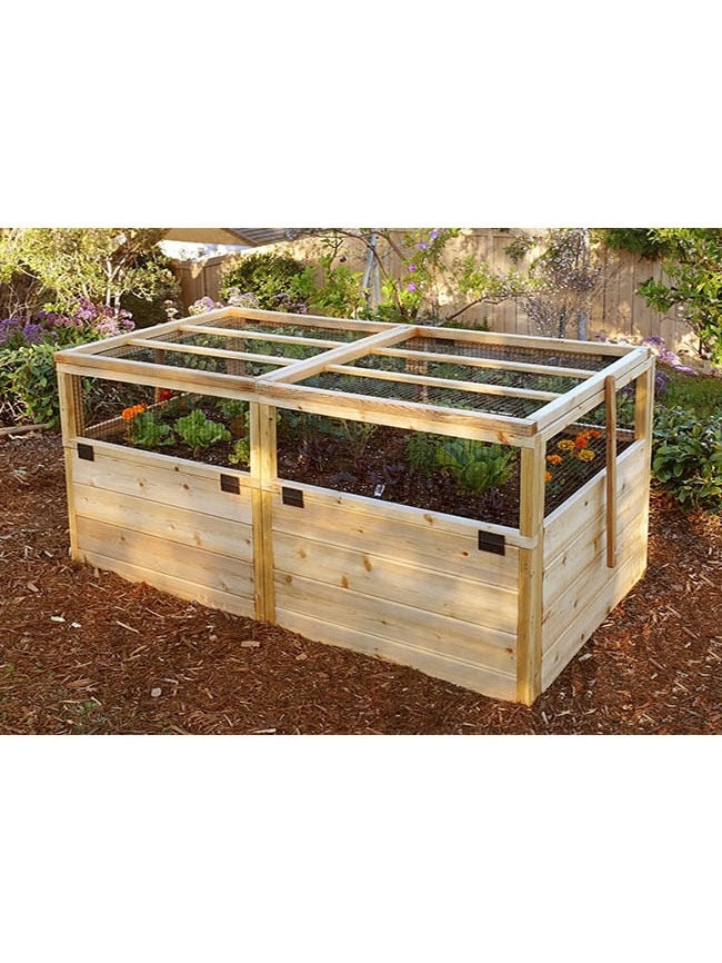 Garden in a Box with Trellis/Lid Option. 3' x 6'