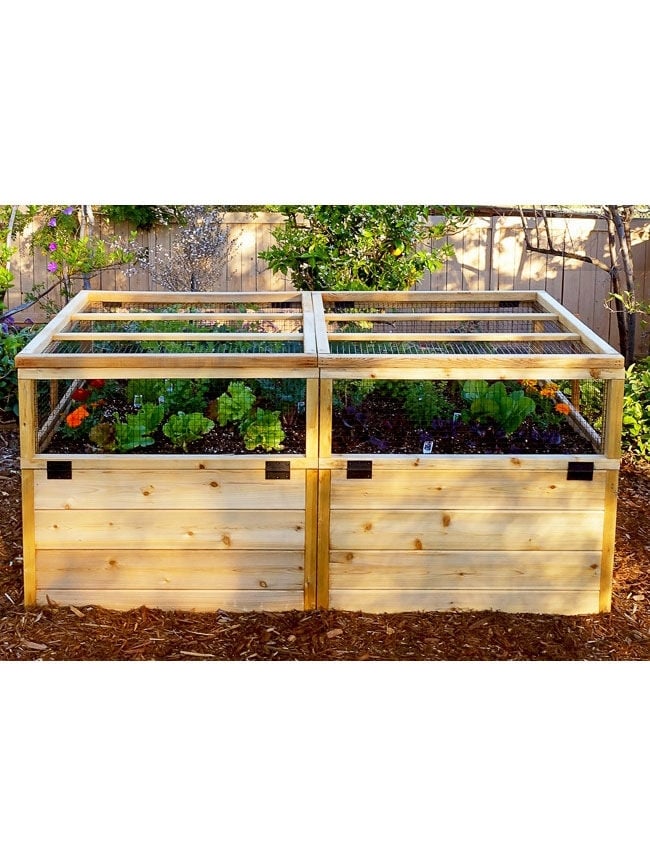 Garden in a Box with Trellis/Lid Option. 3' x 6'