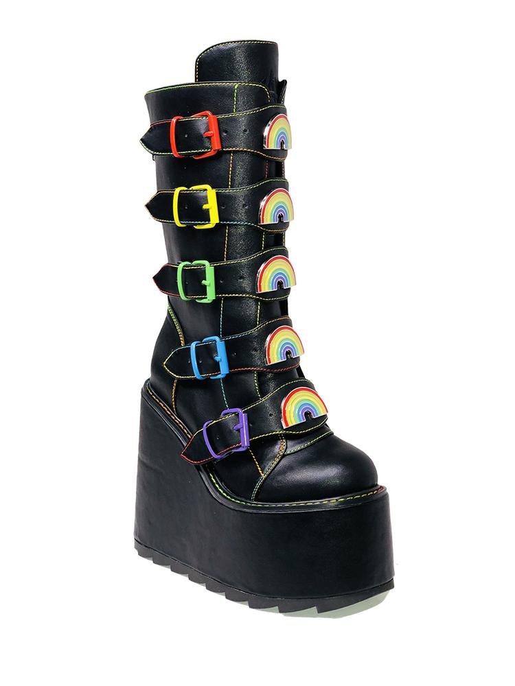 Boots Rainbow - Black