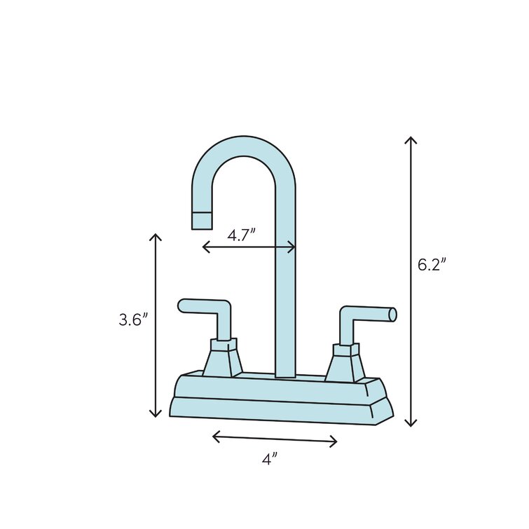 Heritage Centerset Bathroom Faucet with Drain Assembly