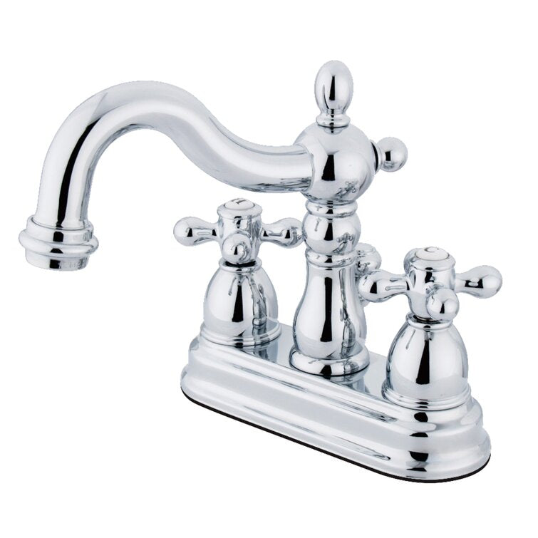 Heritage Centerset Bathroom Faucet with Drain Assembly