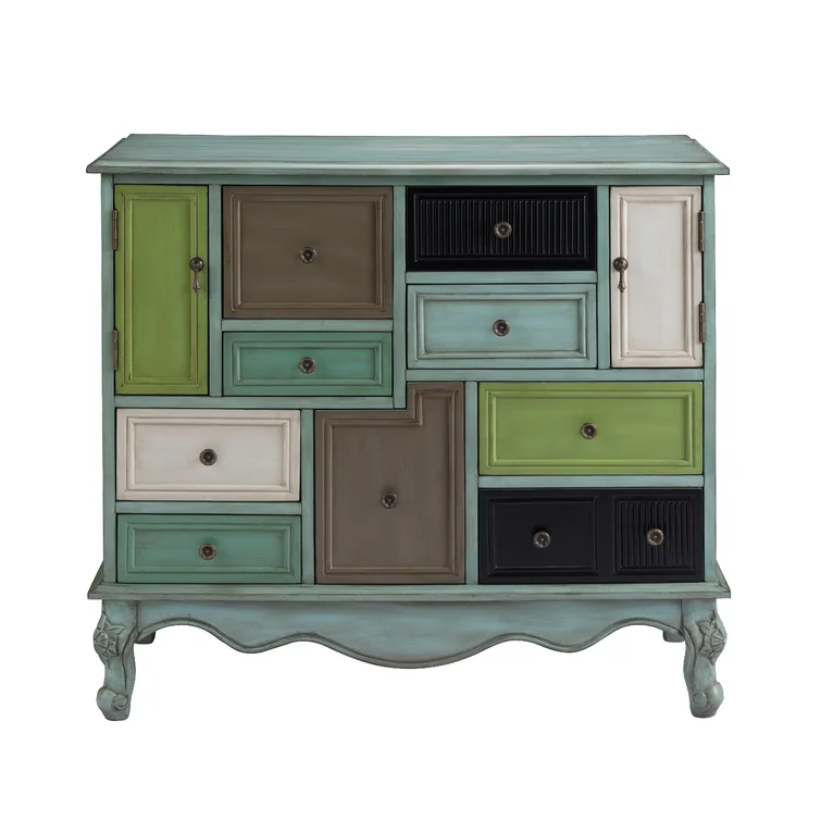Ains 36.5'' Tall 2 - Door Apothecary Accent Cabinet