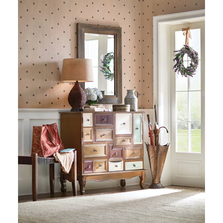 Chevelle 36'' Tall 9 - Drawer Apothecary Accent Chest