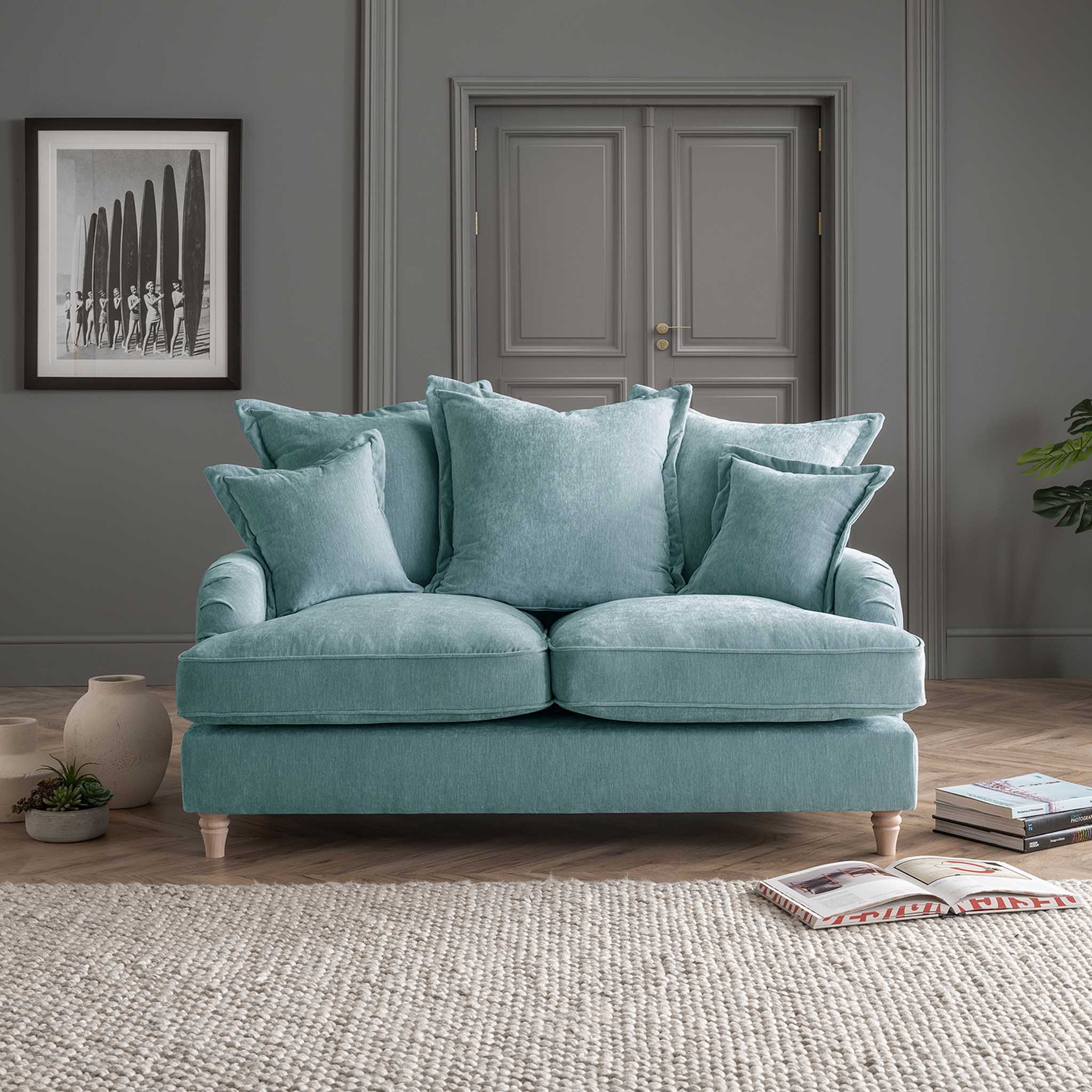 Rupert Pillow Back 2 Seater Set